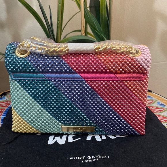 Kurt Geiger Mini Kensington Beaded Convertible Shoulder Bag - Picture 16 of 16
